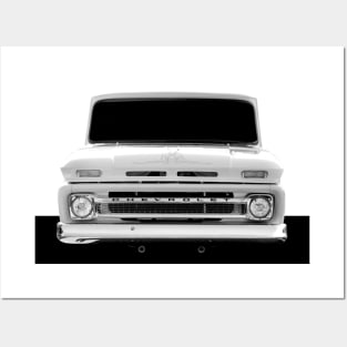 1965 Chevy C-10 - High Key Posters and Art